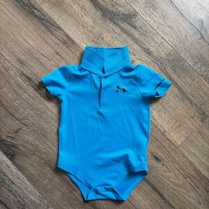 Under Armour Bright Blue Baby Polo Onesie